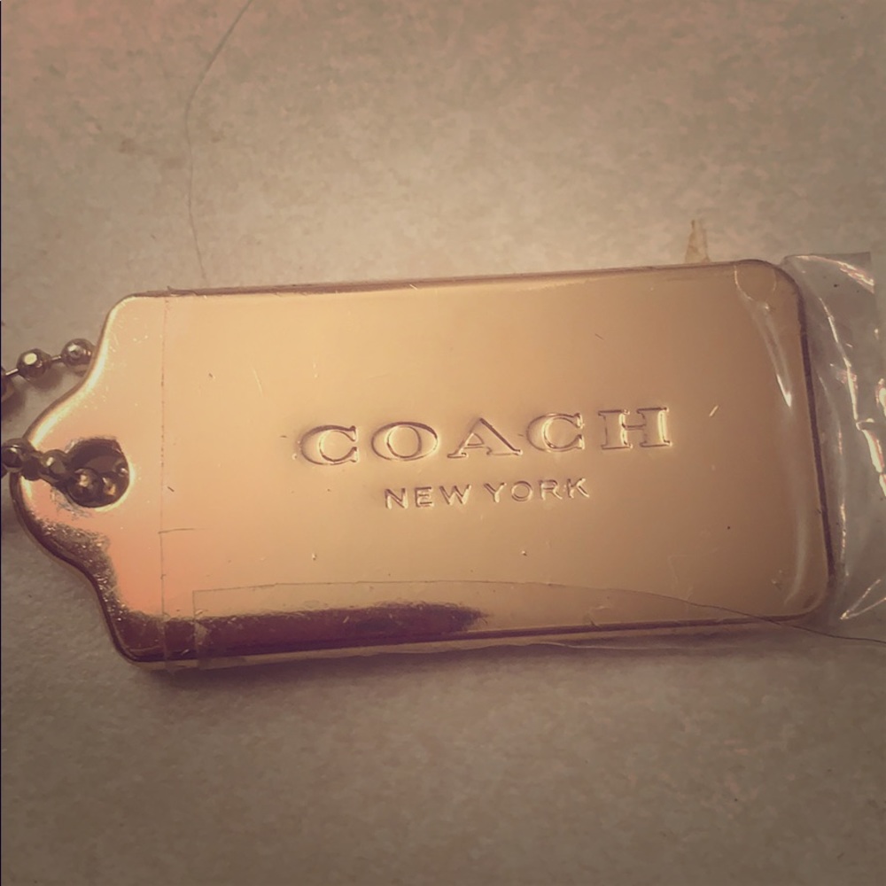 Coach purse tag